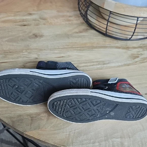 Converse Limited Edition Transformers Black High-Tops All Star Sneakers - Picture 8 of 10